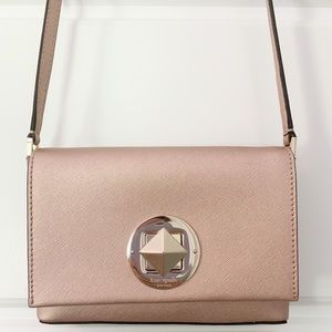 Kate spade rose gold crossbody